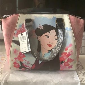 Loungefly Disney Mulan Watercolor Satchel